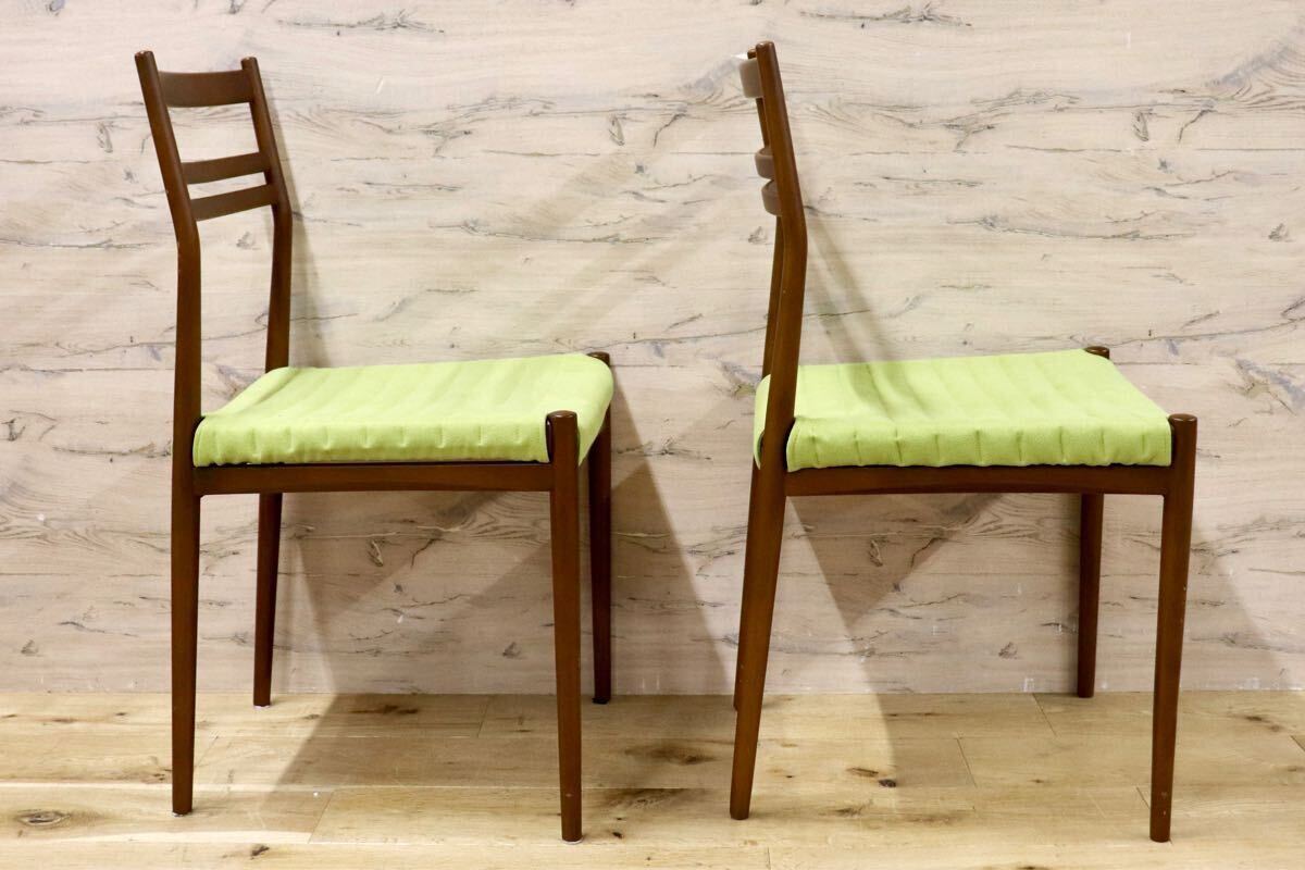 GMGK419○TOYO FURNITURE / トーヨーファニチャー ダイニングチェア 椅子 2脚セット シンプルモダン ファブリック