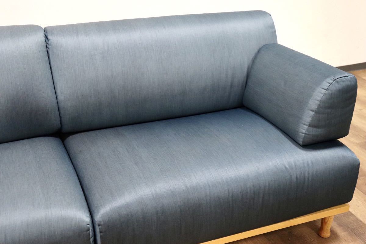 GMGN345B○Cassina ixc / カッシーナイクスシー THEMA テーマ 2.5人掛けソファ ラブソファ イタリアモダン 定価約54万 稀少