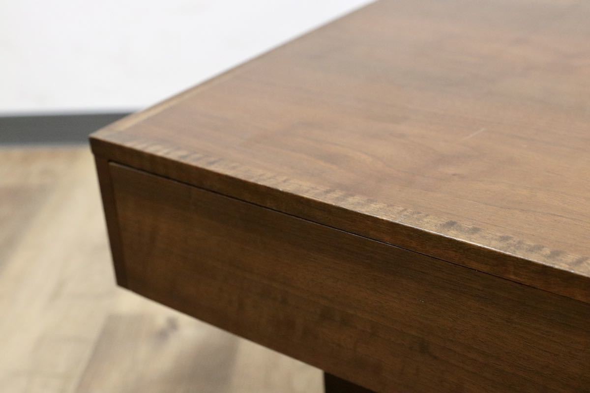 GMGN77○IDC大塚家具 センターテーブル リビングテーブル 引き出し付き ウォールナット突板 北欧スタイル