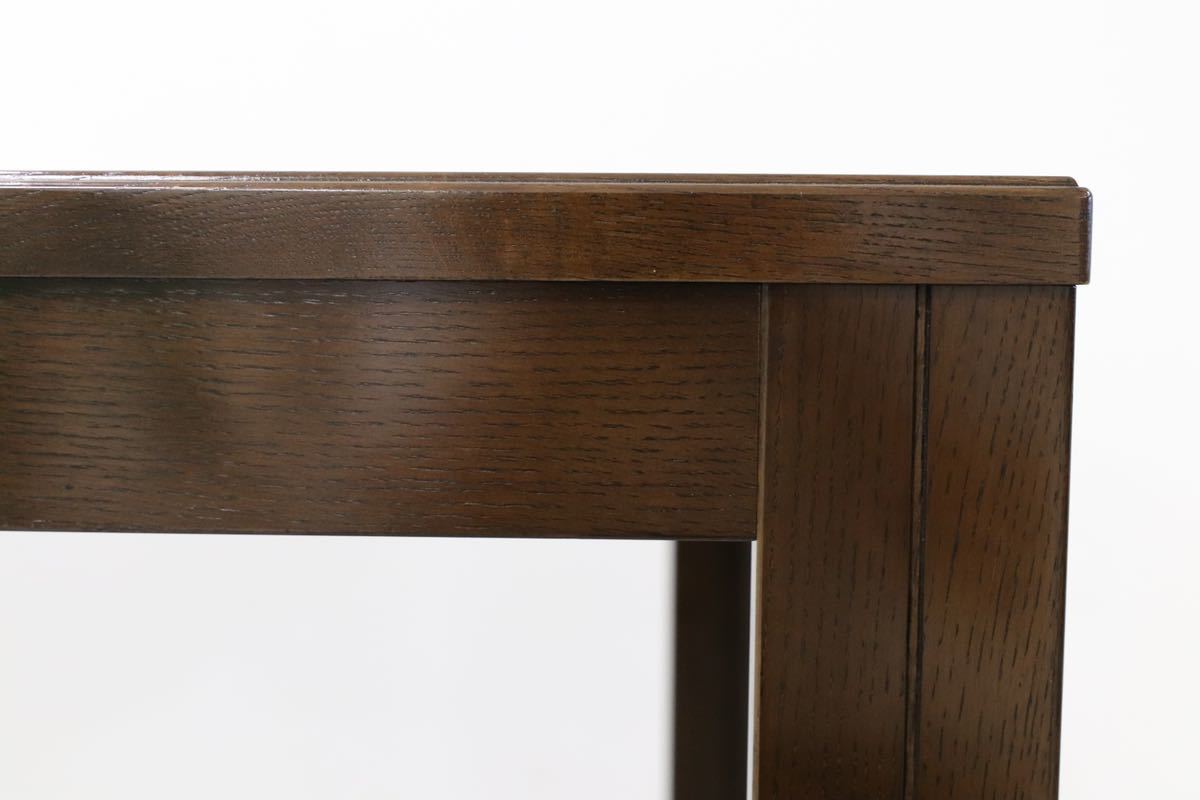 GMGN90○domani / ドマーニ モーガントン ダイニングテーブル 食卓テーブル ヒッコリーブラウン カリモク最高峰 定価約24.8万 展示品