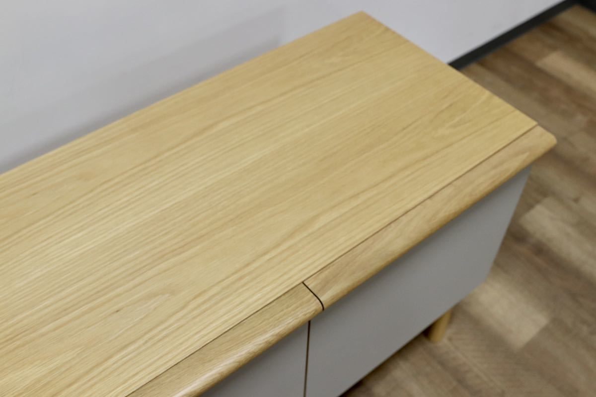 GMGK249○IDEE / イデー スティルト テレビボード ローボード オーク材 北欧スタイル 定価約10万 展示品