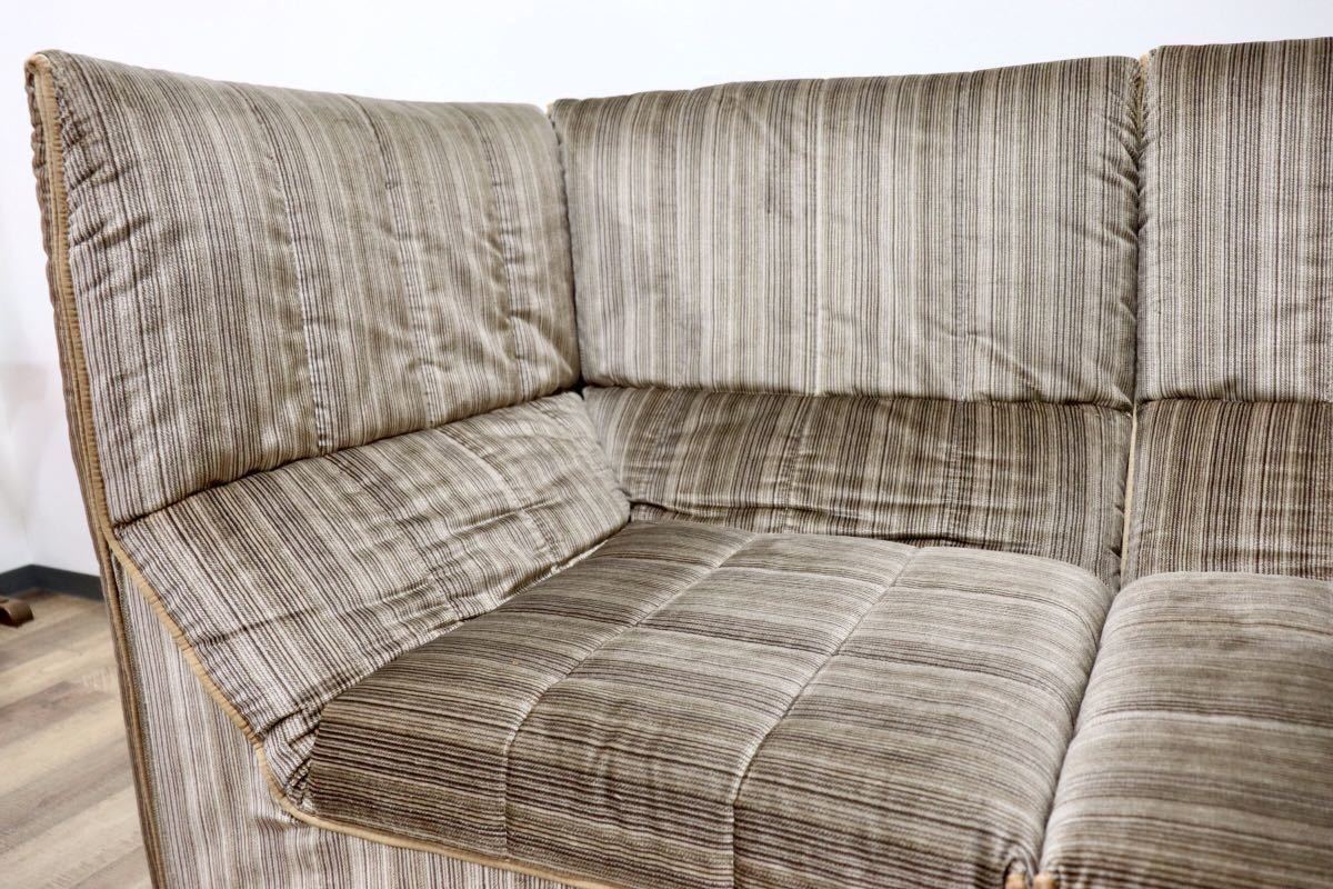 GMGK184○B&B ITALIA BAIA バイア 2人掛けソファ ラブソファ 1970’sヴィンテージ Antonio Citterio e Paolo Nava イタリアモダン 超希少