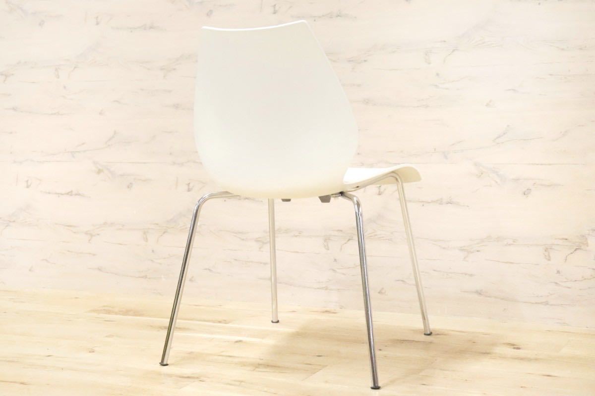 GMGN179B○Kartell / カルテル ダイニングチェア スタッキングチェア アームレスチェア ミィーティングチェア 椅子 ホワイト