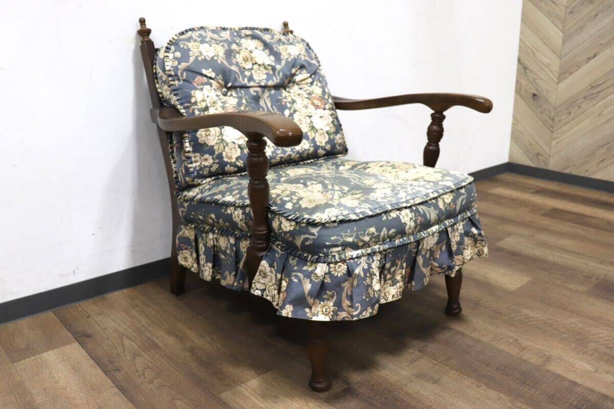 GMHK161B○飛騨産業 / HIDA キツツキ 穂高 アームチェア 1人掛けソファ シングルソファ カントリー オーク材 カントリー 定価約11万