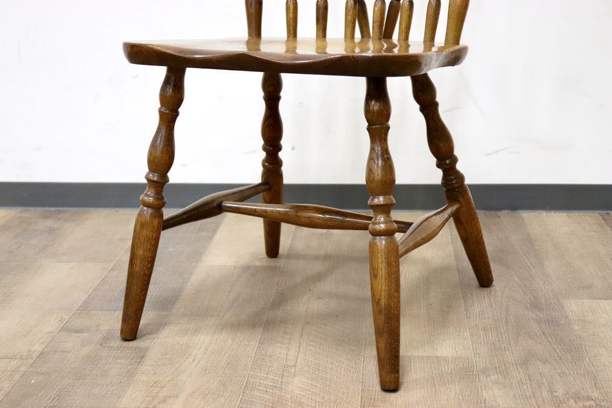 GMGN414D○KASHIWA / 柏木工 ウィンザーチェア ダイニングチェア アームレスチェア 楢材 ボウバック カントリー ヴィンテージ 飛騨家具