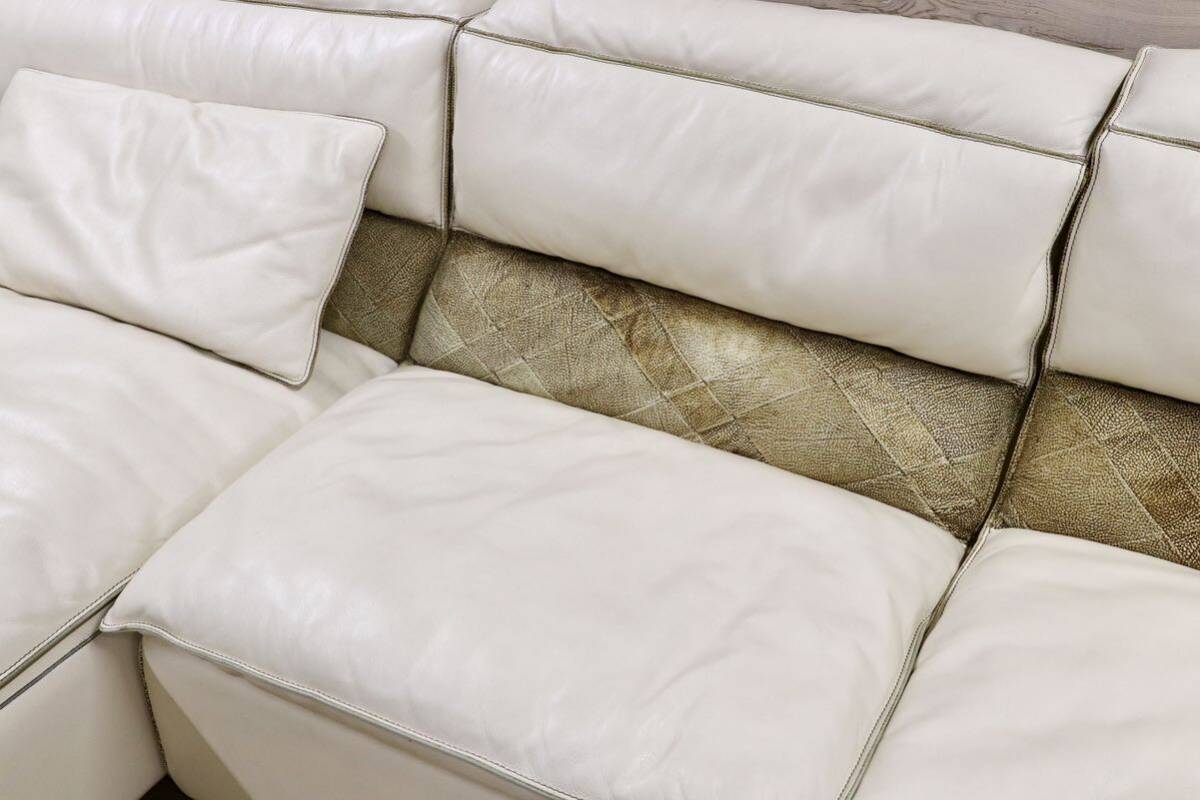 GMHN217○rossi di albizzate / ロッシディアルビザーテ ボルボネーゼ 最高峰 カウチソファ イタリア製 IDC大塚家具 約500万 稀少