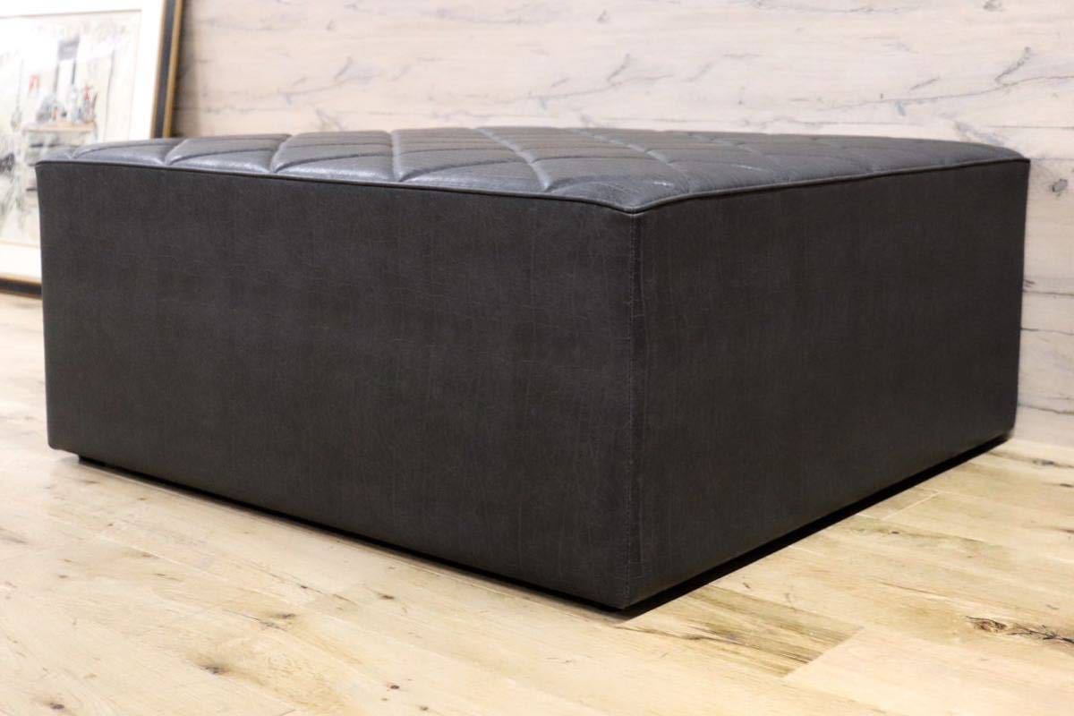 GMGN5○クラシック モダン スツール 腰掛け 1人掛けソファ スクエアソファ ラウンジ リビング モデルルーム展示品