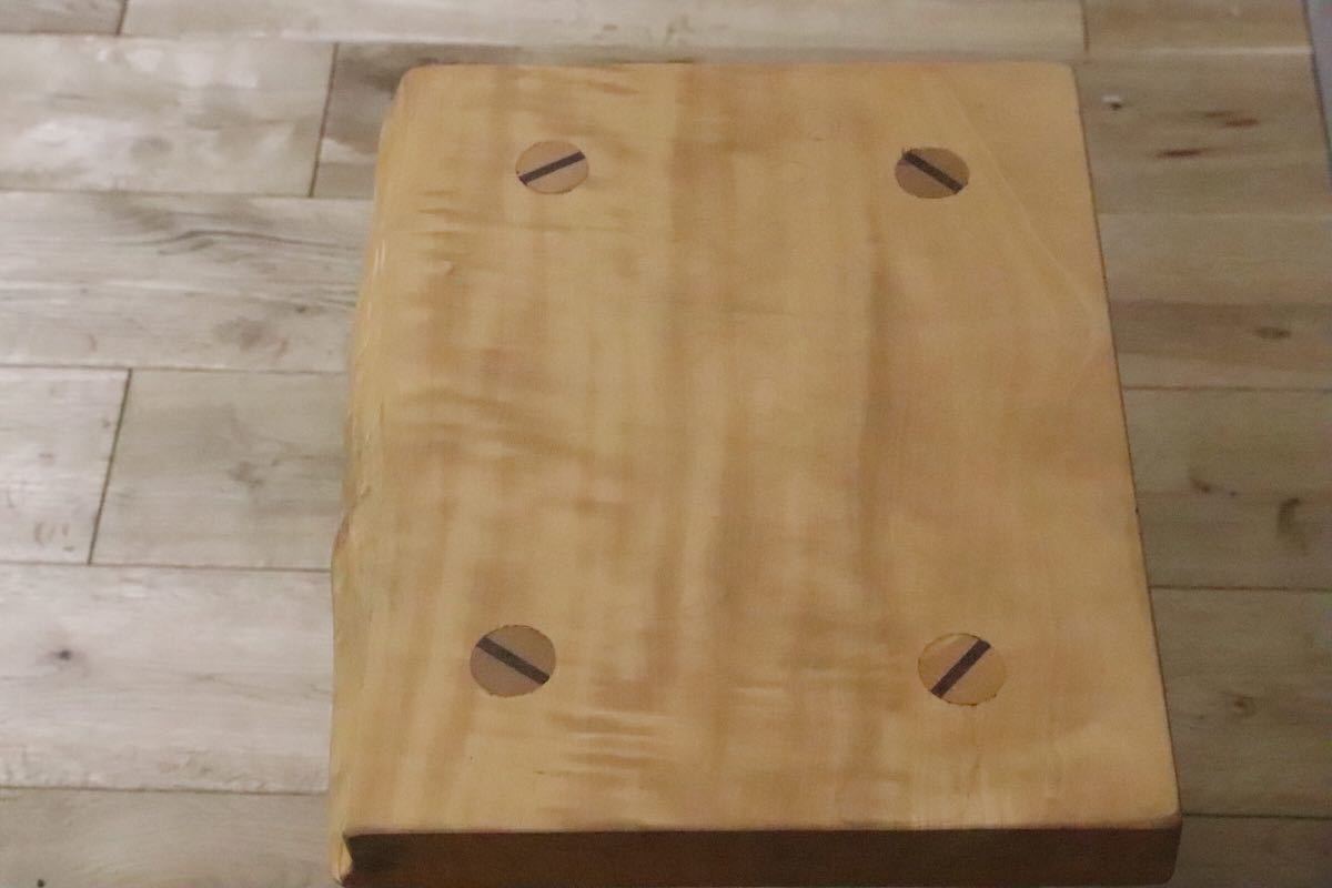 GMDH206F○ アトリエ木馬 / ATELIER MOKUBA 栃無垢材 橡 スツール 椅子 花台 飾り台 北欧スタイル