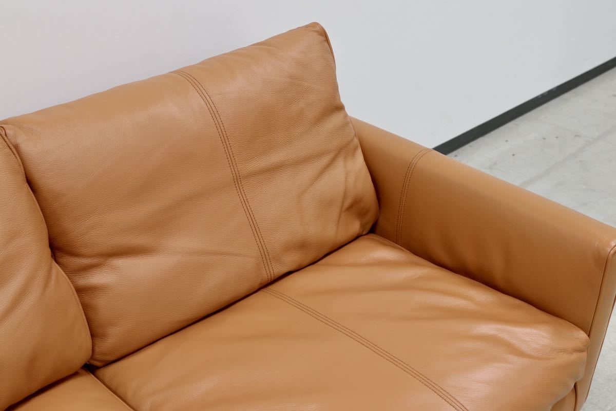 GMFK810○eilersen / アイラーセン STREAMLINE SOFA ストリームラインソファ 2人掛けソファ ACTUS 総革 定価約80万 美品