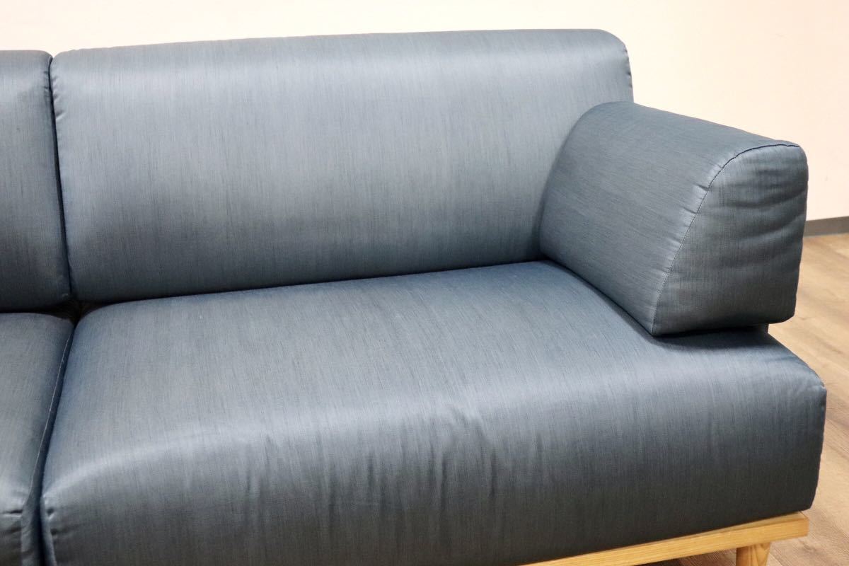 GMGN345C○Cassina ixc / カッシーナイクスシー THEMA テーマ 2.5人掛けソファ ラブソファ イタリアモダン 定価約54万 稀少