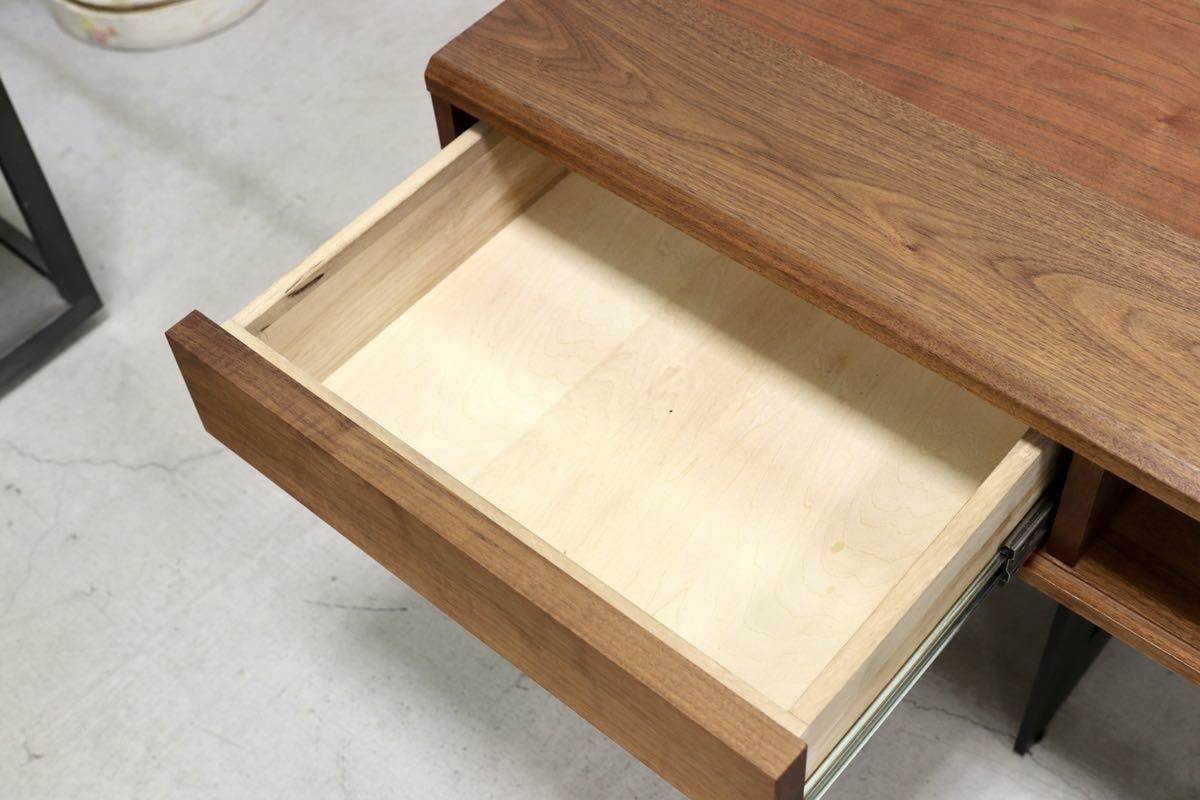 GMGK32○MASTERWAL / マスターウォール モアレス テレビボード TVボード AVボード リビング収納 ウォールナット無垢材 飛騨家具 北欧モダン