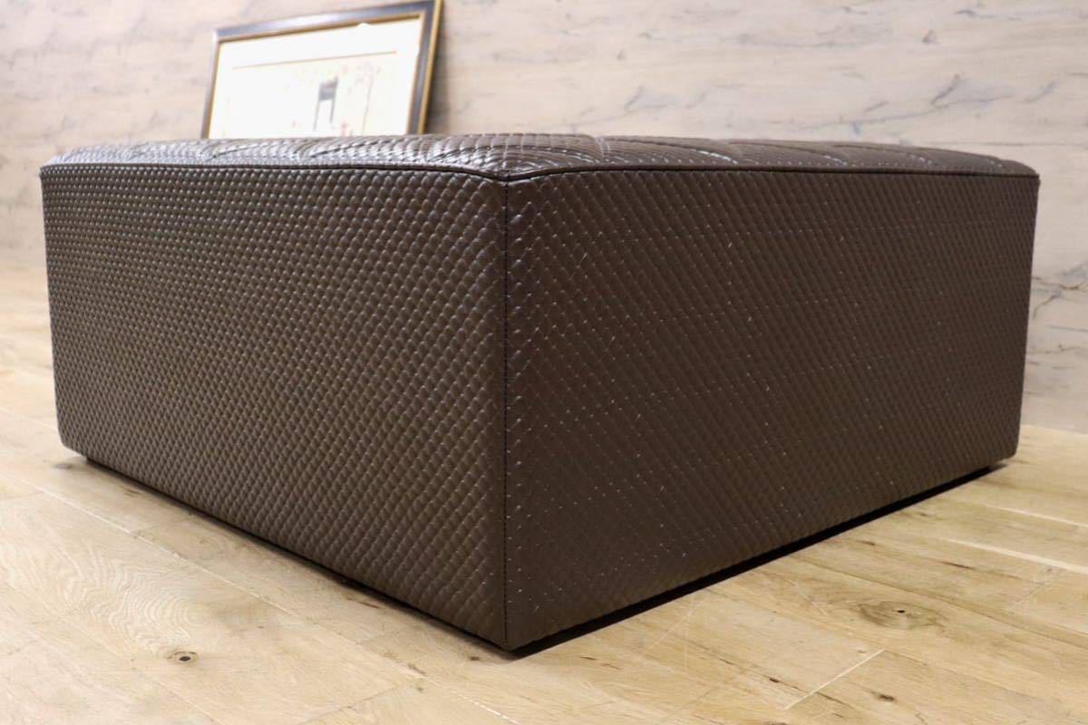 GMGN5○クラシック モダン スツール 腰掛け 1人掛けソファ スクエアソファ ラウンジ リビング モデルルーム展示品