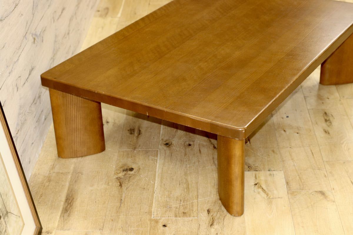 GMGN348○shirakawa / シラカワ センターテーブル リビングテーブル ローテーブル 楢無垢材 和モダン レトロ 古民家 飛騨家具