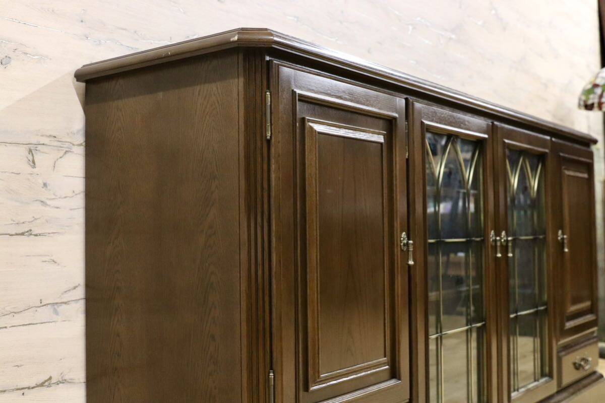 GMHS127○domani / ドマーニ クイーンズライフ サイドボード リビングボード 収納家具 karimoku カリモク最高峰 オーク 定価71.5万