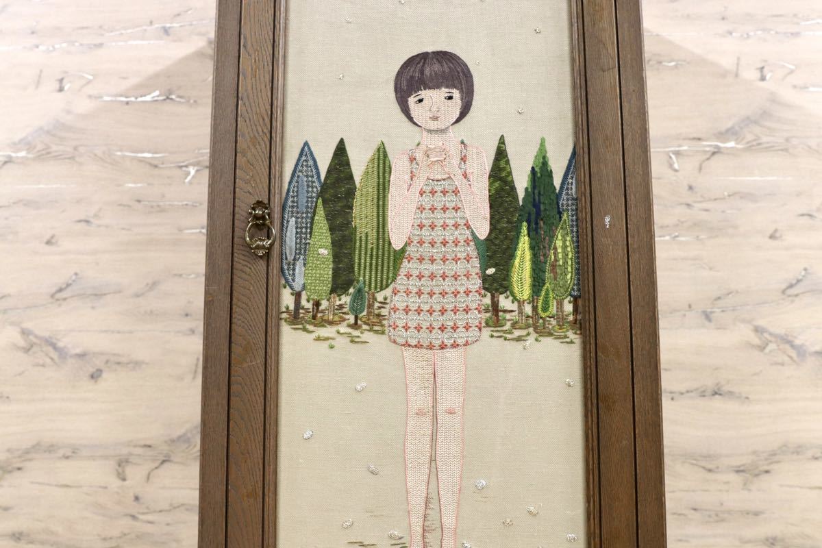 GMGH172○神戸家具 洋家具 一枚戸 洋タンス 洋服箪笥 チェスト 飯田喜久子 「星のターラー」 希少 アンティーク 在庫品 検)永田良介