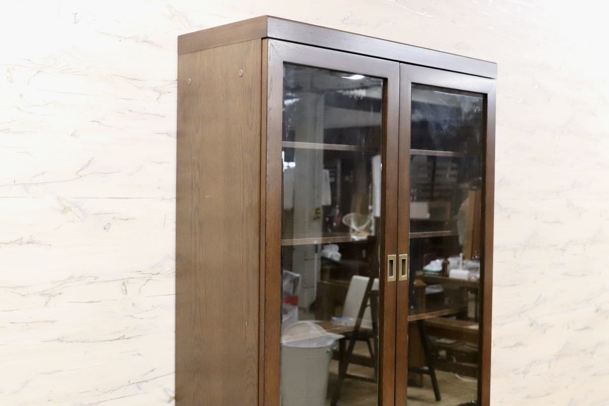 GMGT124○高橋工芸 SEED シード キャビネット 本棚 書棚 キャビネット 飾り棚 オーク材 クラシック 検)ドマーニ モリシゲ マルニ