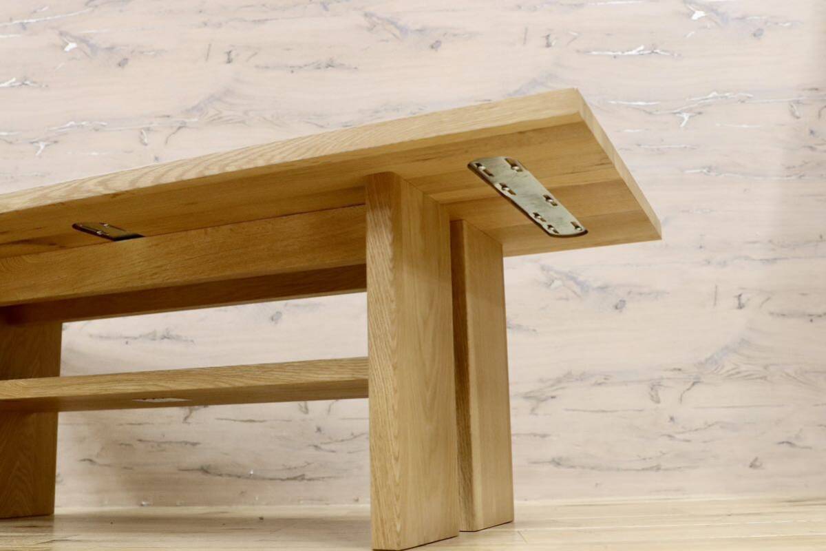 GMHK72○unico / ウニコ CALIME ローテーブル リビングテーブル センターテーブル コーヒーテーブル オーク無垢材 定価4万 展示品 廃番