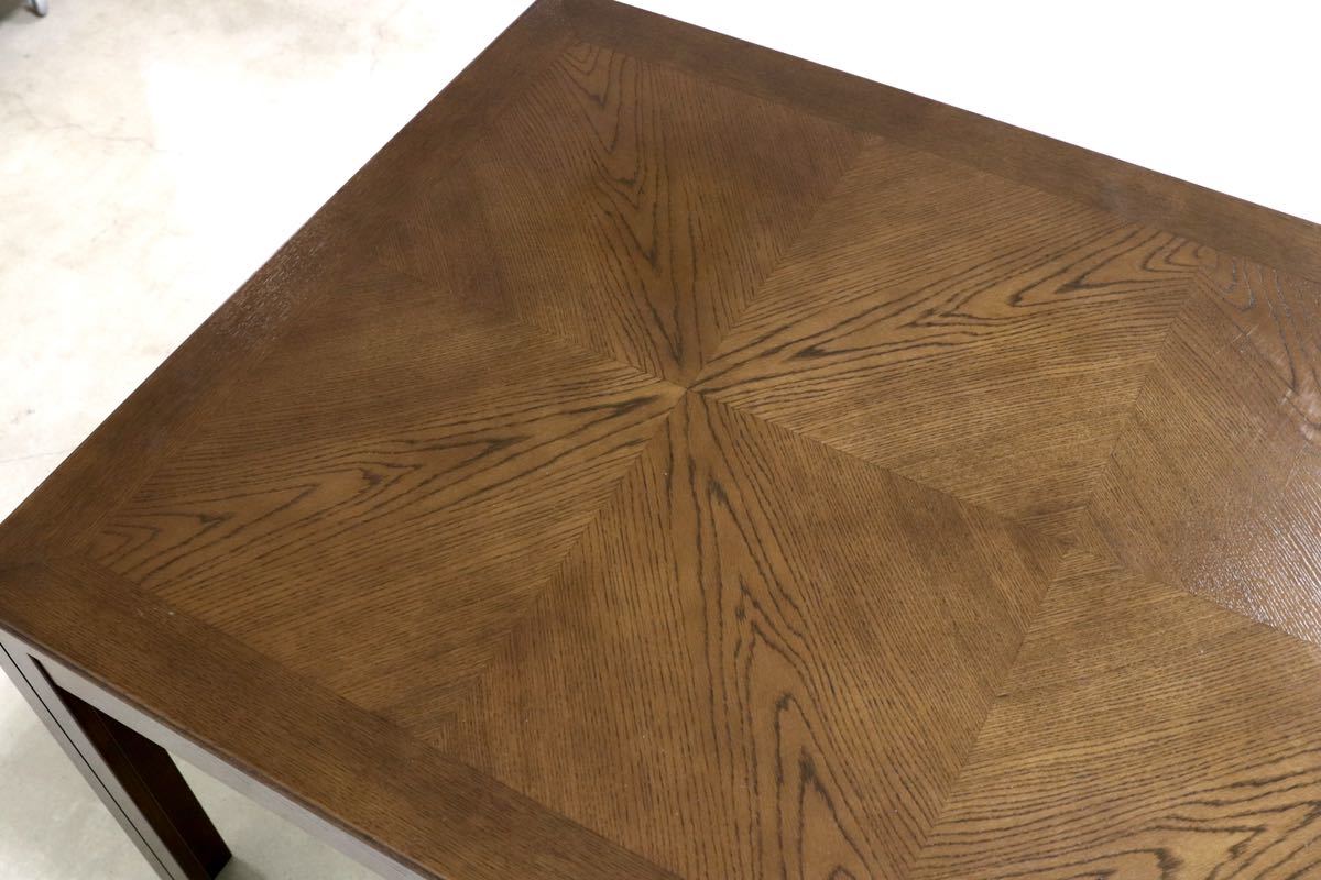 GMGN90○domani / ドマーニ モーガントン ダイニングテーブル 食卓テーブル ヒッコリーブラウン カリモク最高峰 定価約24.8万 展示品