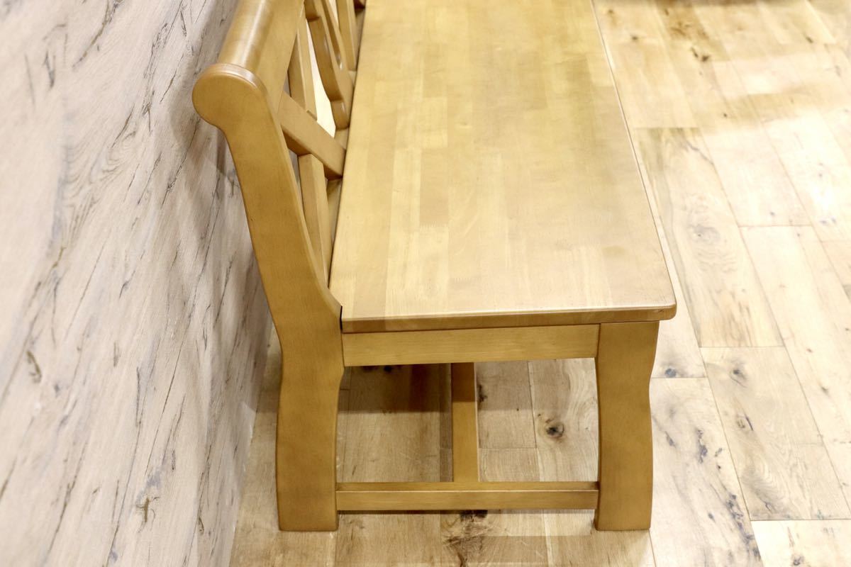 GMGN260B○karimoku / カリモク RUSTIC ルスティック ダイニングチェア 椅子 ベンチ ナチュラル 人気廃番 展示品