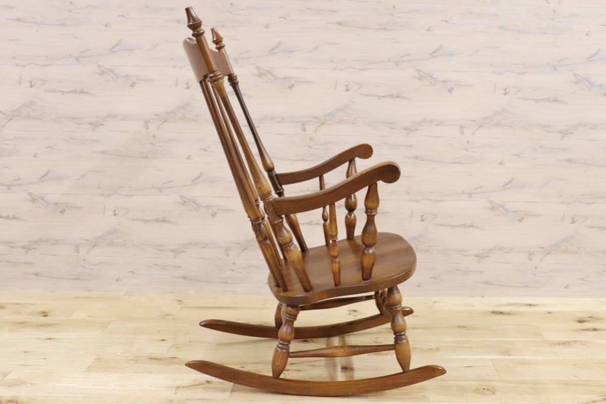 GMGS96○太平 / TAIHEI WINDS ロッキングチェア 揺り椅子 ウィンザースタイル ブナ材 無垢材 飛騨家具 ヴィンテージ
