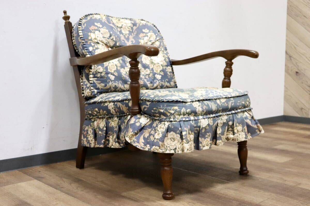 GMHK161A○飛騨産業 / HIDA キツツキ 穂高 アームチェア 1人掛けソファ シングルソファ カントリー オーク材 カントリー 定価約11万