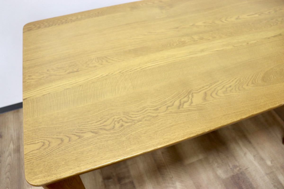 GMGN411○イバタインテリア / ibata Rifaction ダイニングテーブル 食卓テーブル 作業台 無垢 楢材 ナチュラル 北欧スタイル 飛騨家具