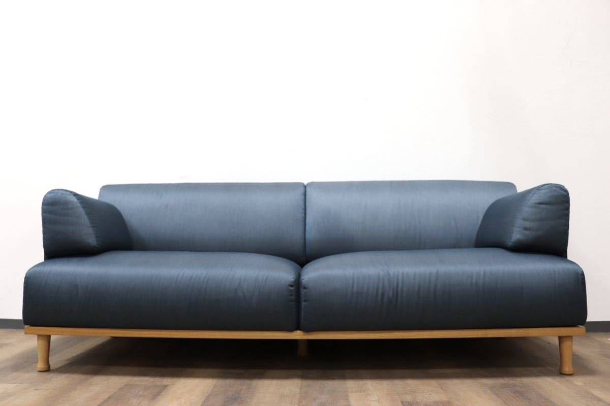 GMGN345E○Cassina ixc / カッシーナイクスシー THEMA テーマ 2.5人掛けソファ ラブソファ イタリアモダン 定価約54万 稀少