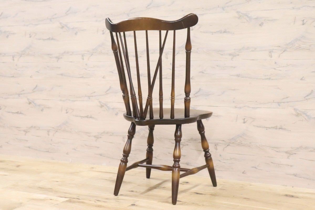 GMGT106A○飛騨産業 / HIDA キツツキ ダイニングチェアウィンザーチェア 椅子 木製 ブナ材 クラシック アンティーク