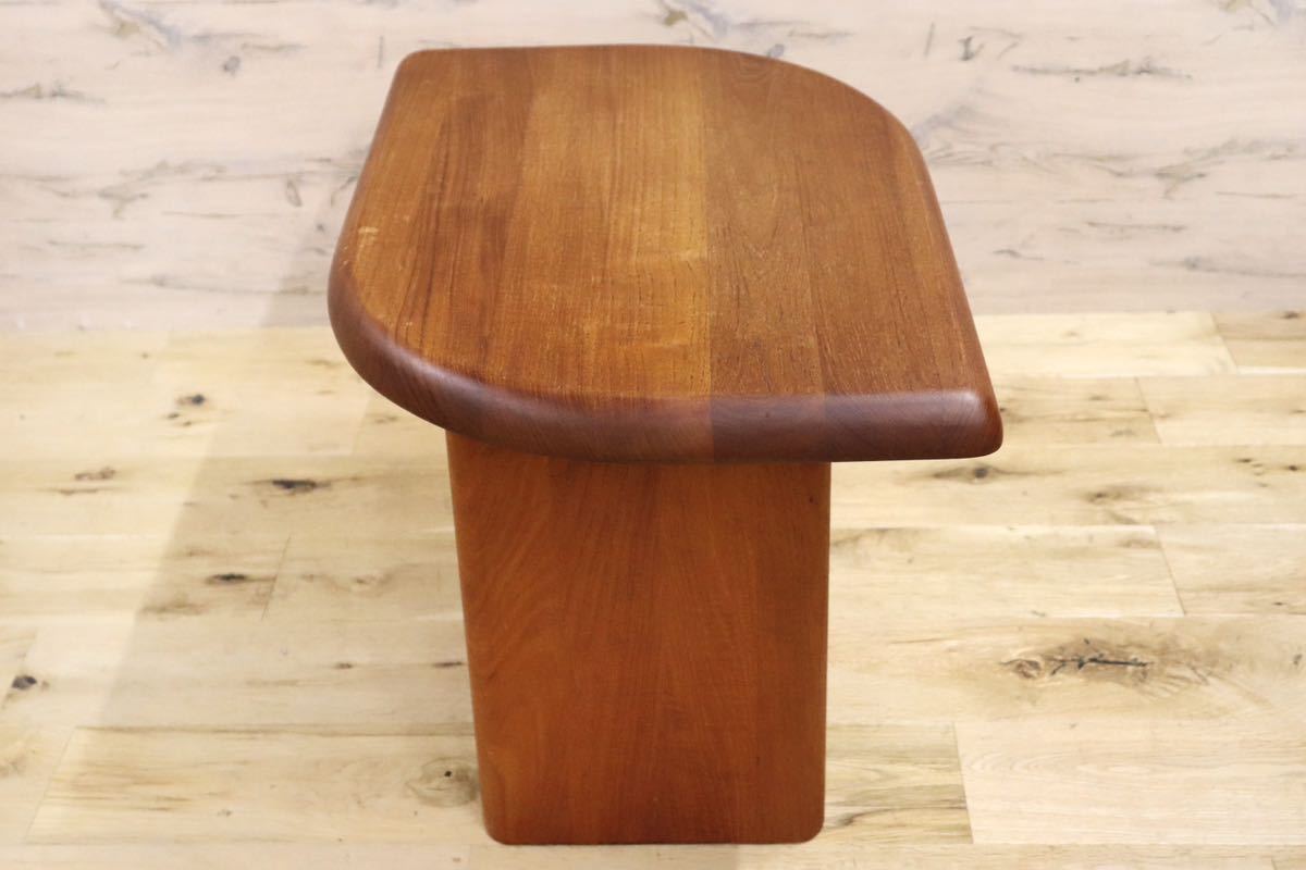 GMGK258○北欧家具 サイドテーブル コーヒーテーブル チーク無垢材 北欧ヴィンテージ デンマーク デンマーク