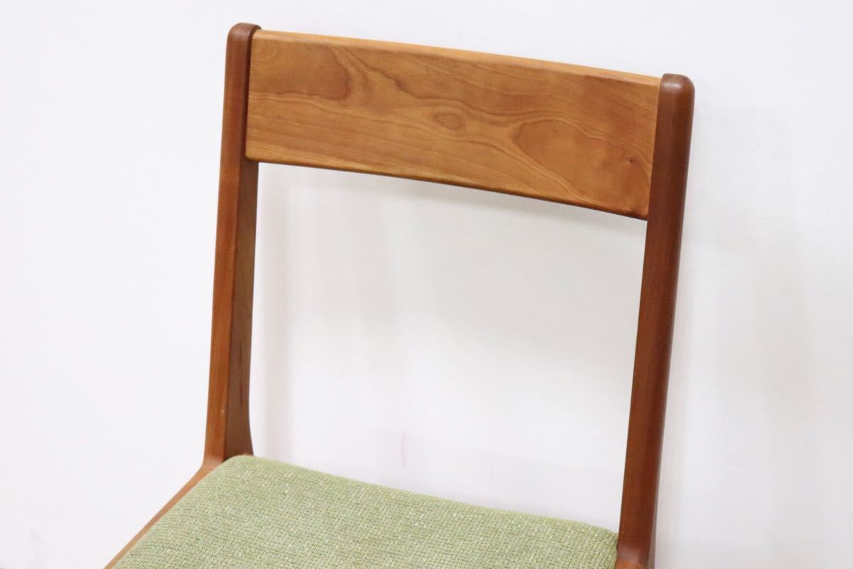 GMGK273○木蔵 / BOKURA Boci ボチ ダイニングチェア アームレスチェア 椅子 ブラックチェリー材 北欧スタイル 定価約4.2万 展示品