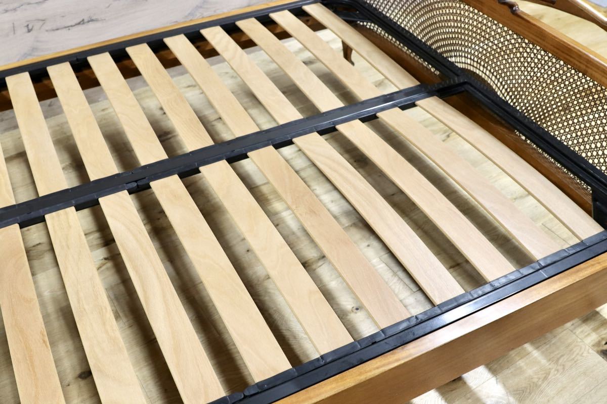 GMGK178○Medea / メデア ART2049 ダブルベッドフレーム イタリア最高峰 IDC大塚家具 アール・ヌーヴォー様式 定価約105万 希少