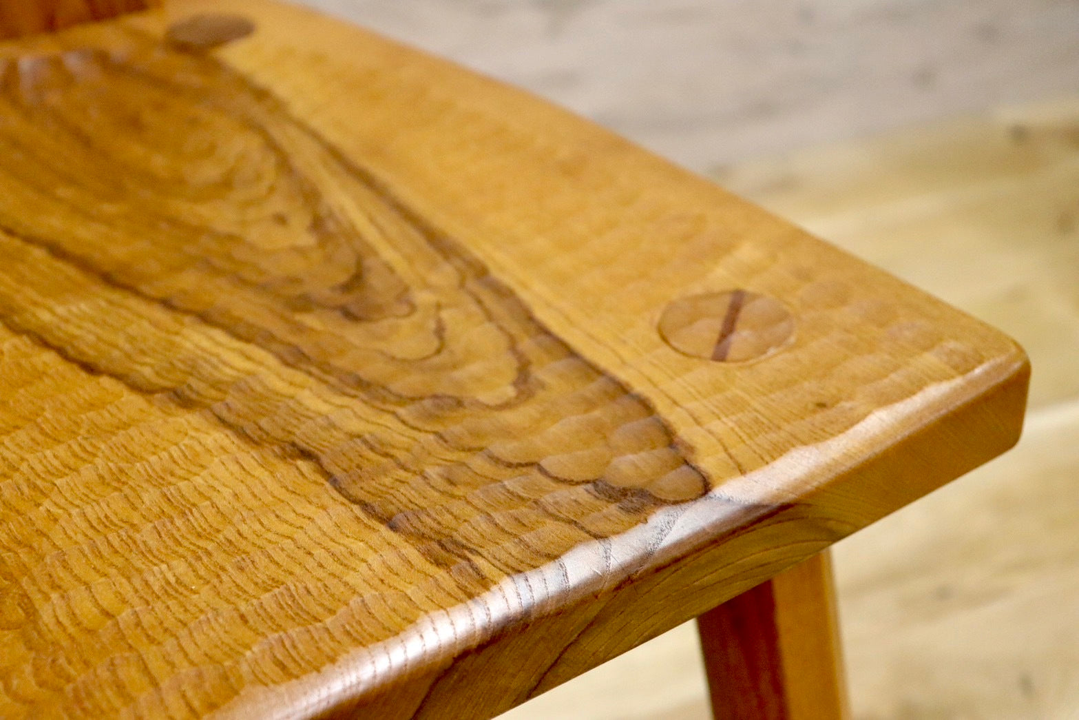 GMHS184C○谷材木店 谷信英 ダイニングチェア アームレスチェア 天然木 無垢 ナチュラル カントリー 工房家具 2脚セット