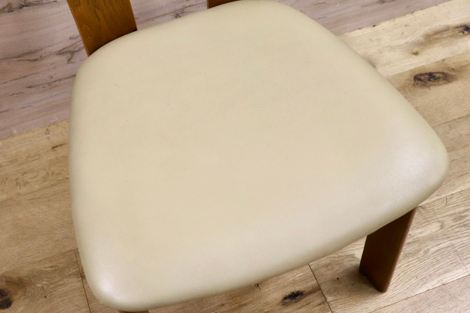 GMHS206B○浜本工芸 / HAMAMOTO ダイニングチェア 食卓椅子 合皮 楢材 無垢 2脚セット モダン