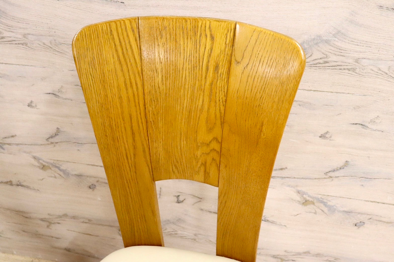 GMHS206B○浜本工芸 / HAMAMOTO ダイニングチェア 食卓椅子 合皮 楢材 無垢 2脚セット モダン