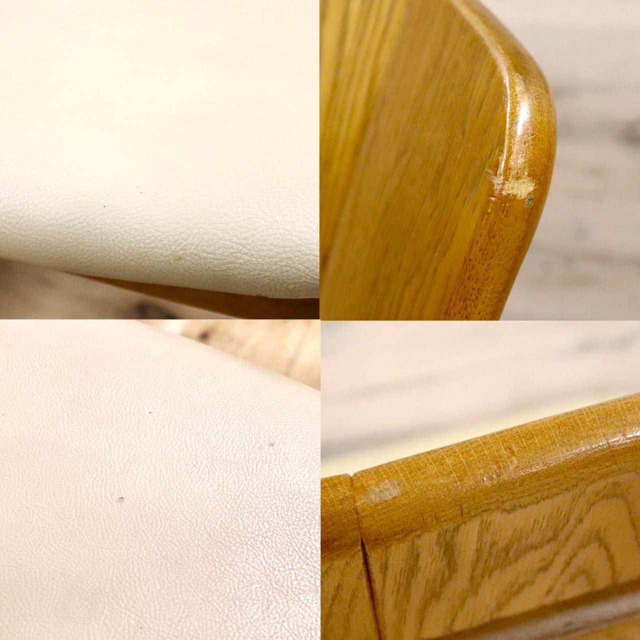 GMHS206B○浜本工芸 / HAMAMOTO ダイニングチェア 食卓椅子 合皮 楢材 無垢 2脚セット モダン