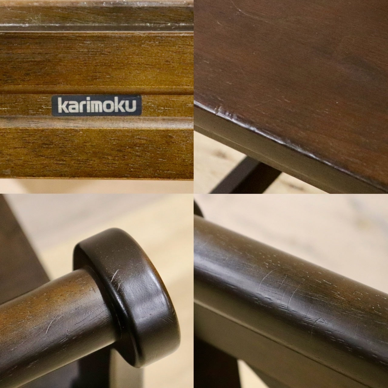 GMHK336C○karimoku / カリモク RUSTIC ルスティック ダイニングチェア 食卓椅子 カントリー 2脚セット ベンチ 国産家具