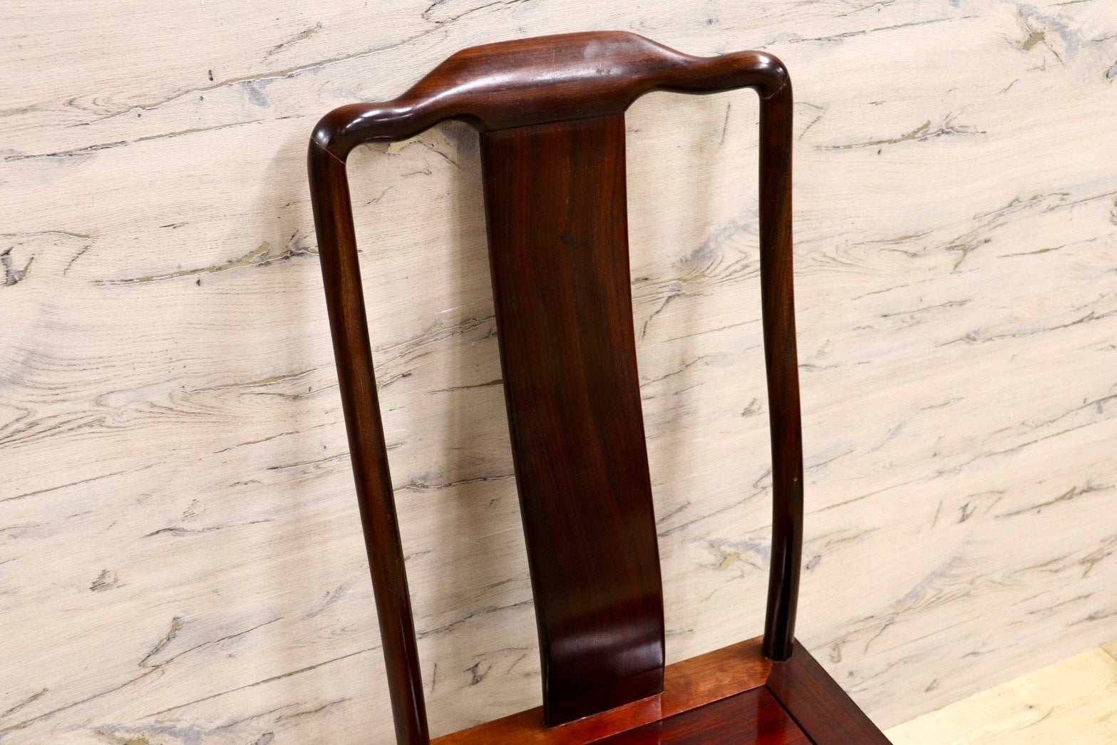 GMHH157C○唐木家具 ダイニングチェア 食卓椅子 アームチェア 花梨材 無垢 中国美術 高級家具 アジアン ヴィンテージ