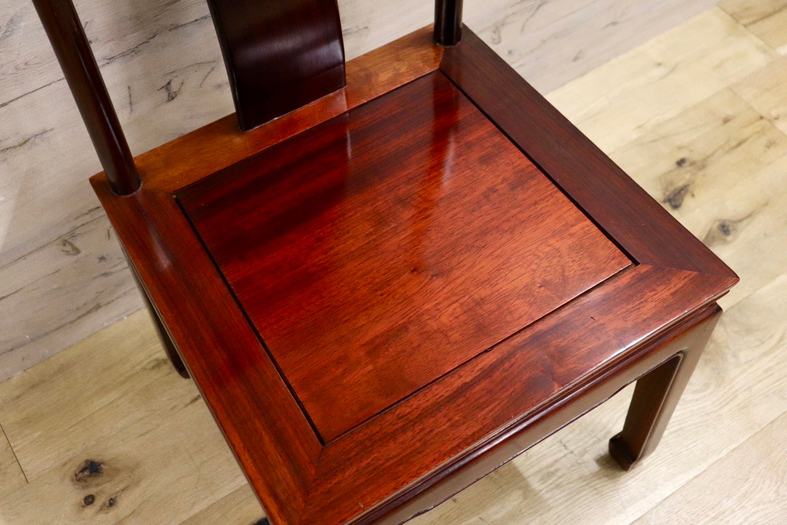 GMHH157C○唐木家具 ダイニングチェア 食卓椅子 アームチェア 花梨材 無垢 中国美術 高級家具 アジアン ヴィンテージ