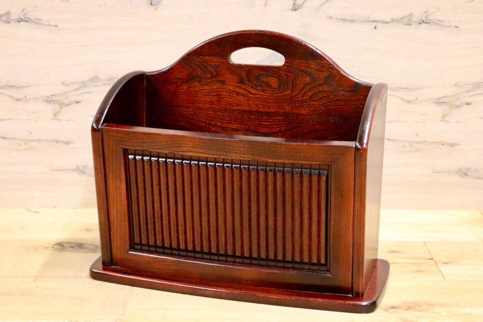 GMHN140AOkarimoku /カリモク マガジンラック スリッパラック 雑誌入れ 収納 和モダン 和室 レトロ オールドカリモク