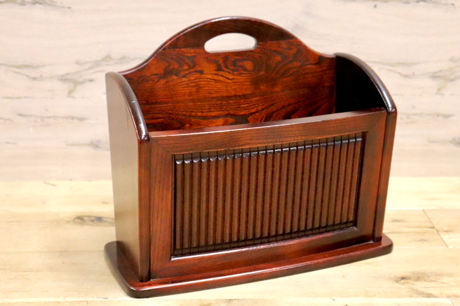 GMHN140AOkarimoku /カリモク マガジンラック スリッパラック 雑誌入れ 収納 和モダン 和室 レトロ オールドカリモク