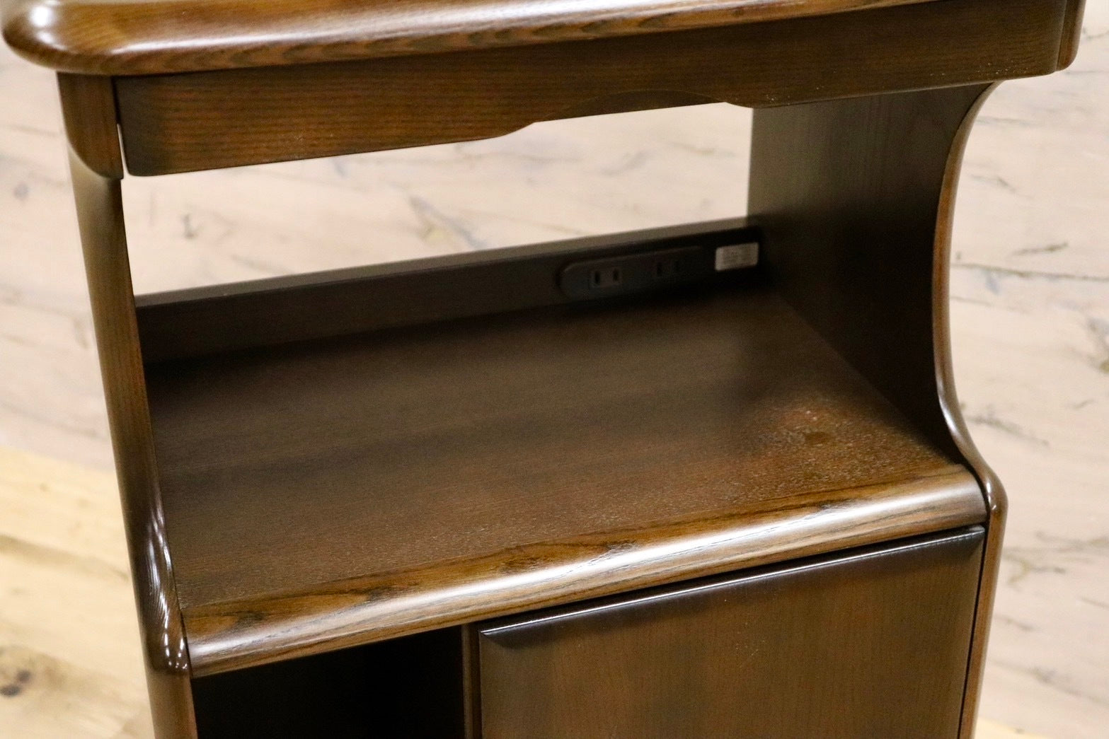 GMHH185○karimoku / カリモク 電話台 FAX台 花台 飾り台 収納家具 国産家具 天然木 カントリー モダン