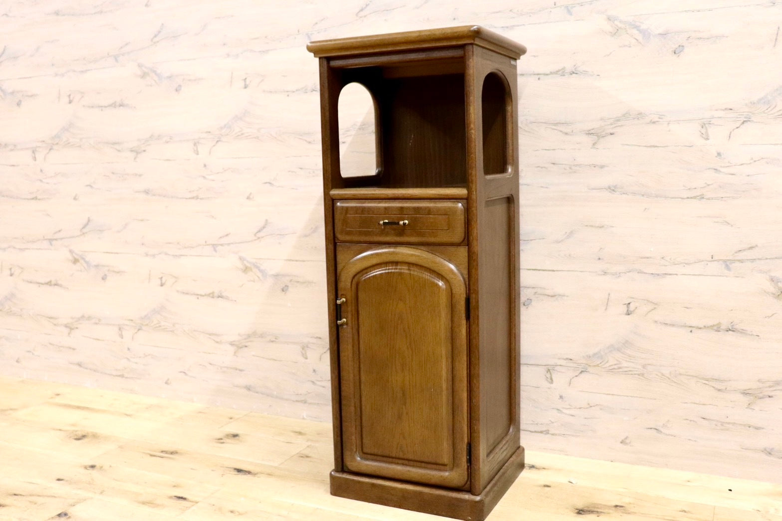 GMHK400○karimoku / カリモク 電話台 FAX台 花台 飾り台 収納家具 国産家具 天然木 カントリー モダン