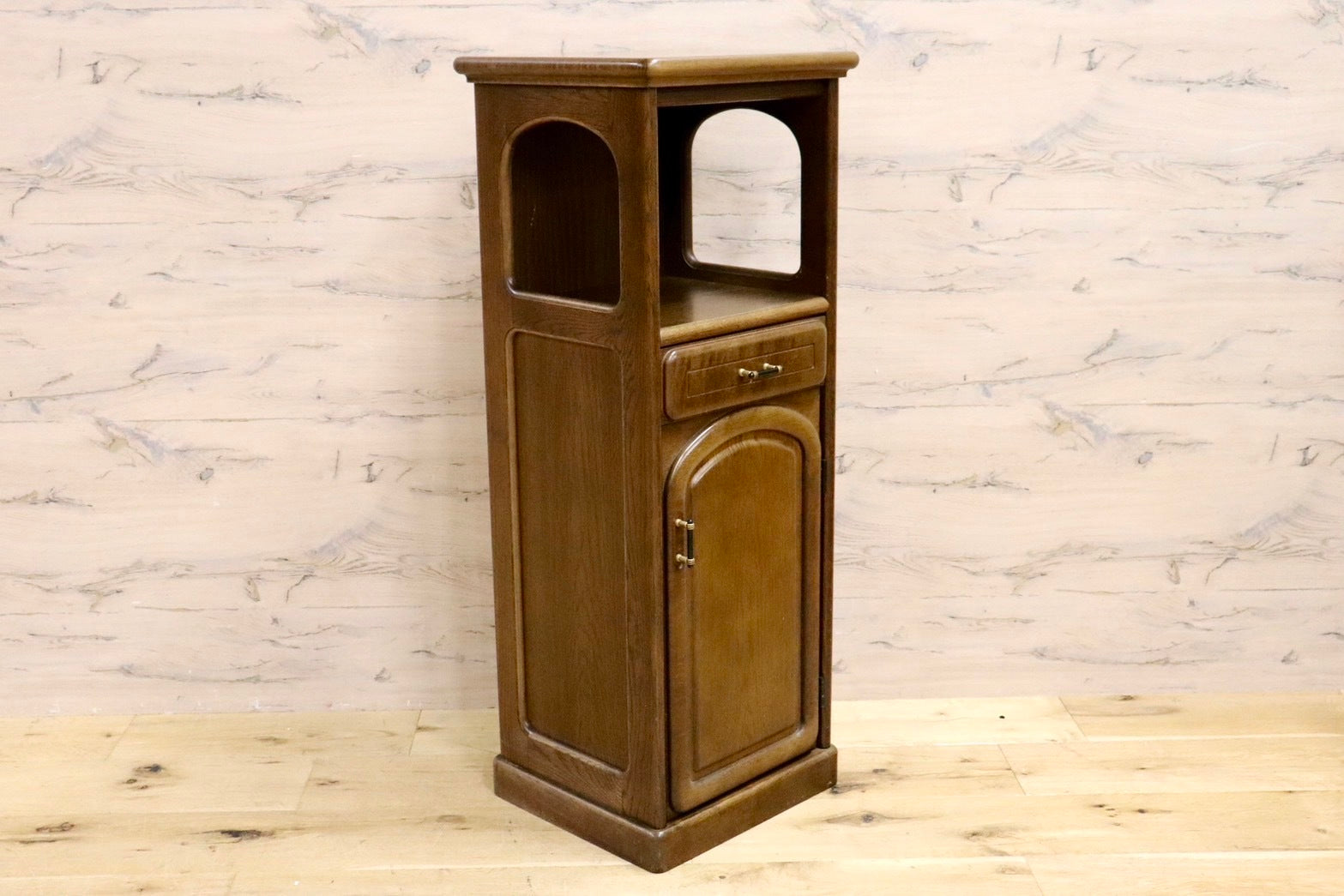 GMHK400○karimoku / カリモク 電話台 FAX台 花台 飾り台 収納家具 国産家具 天然木 カントリー モダン