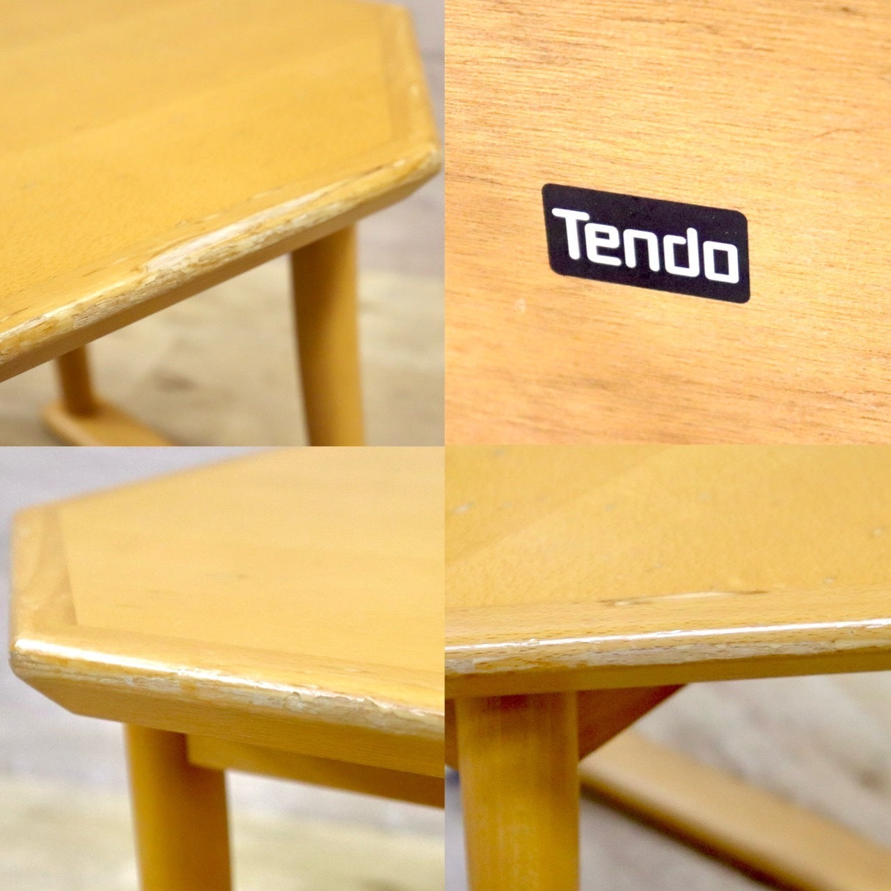 GMHS312A○天童木工 / Tendoサイドテーブル コーヒーテーブル 机 ローテーブル 八角形 ナチュラル モダン 北欧スタイル 花台