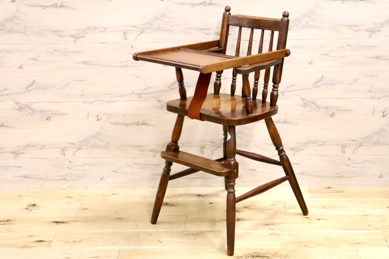 GMHS283○柏木工 / KASHIWA ベビーチェア 子供椅子 アンティーク  