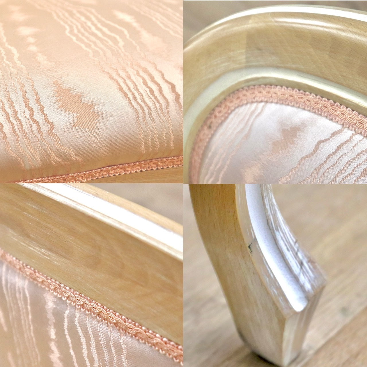 GMHN197C○イタリア製 サロンチェア 椅子 クラシック ヨーロピアン エレガント 姫家具 ロココ調