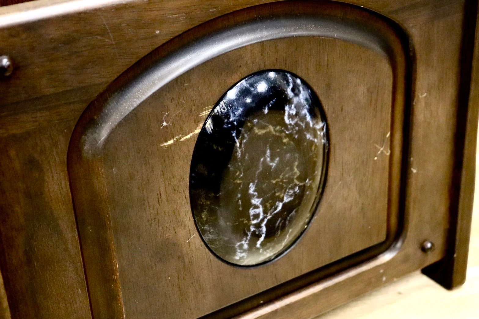 GMHF24○karimoku / カリモク マガジンラック ブックスタンド 木製 ブラウン 国産家具 アンティーク調