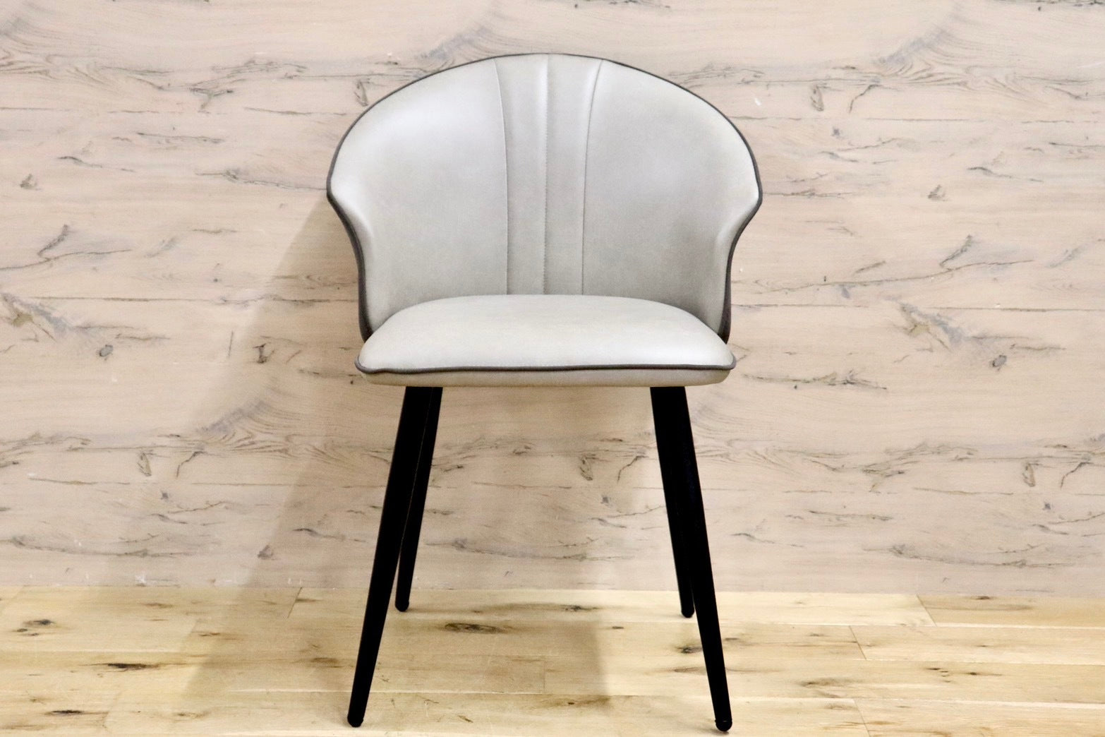 GMHN175C○CHERRY FURNITURE / 桜屋工業 ダイニングチェア スチール脚 ファブリック シンプル モダン 展示未使用品