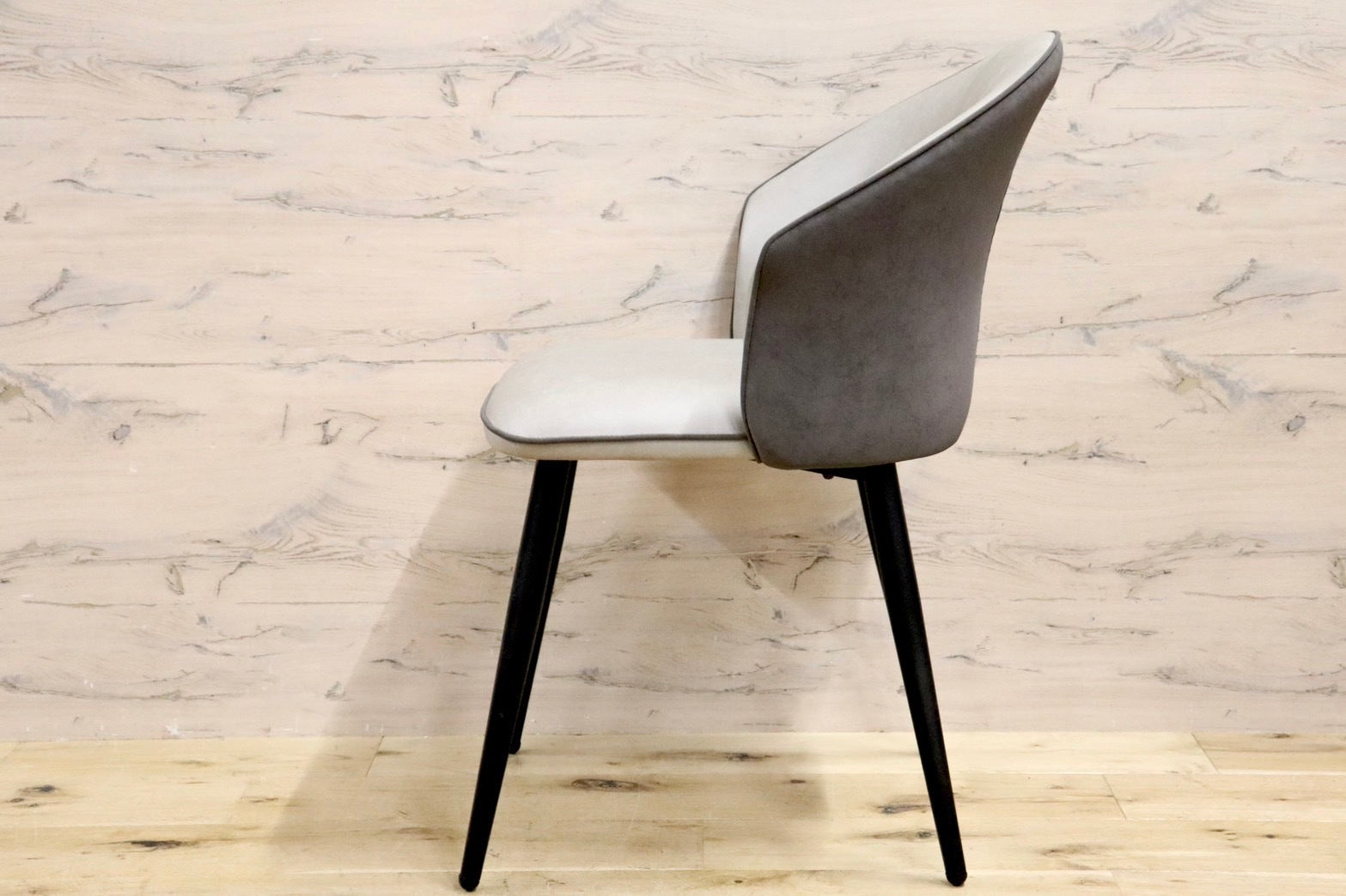 GMHN175C○CHERRY FURNITURE / 桜屋工業 ダイニングチェア スチール脚 ファブリック シンプル モダン 展示未使用品