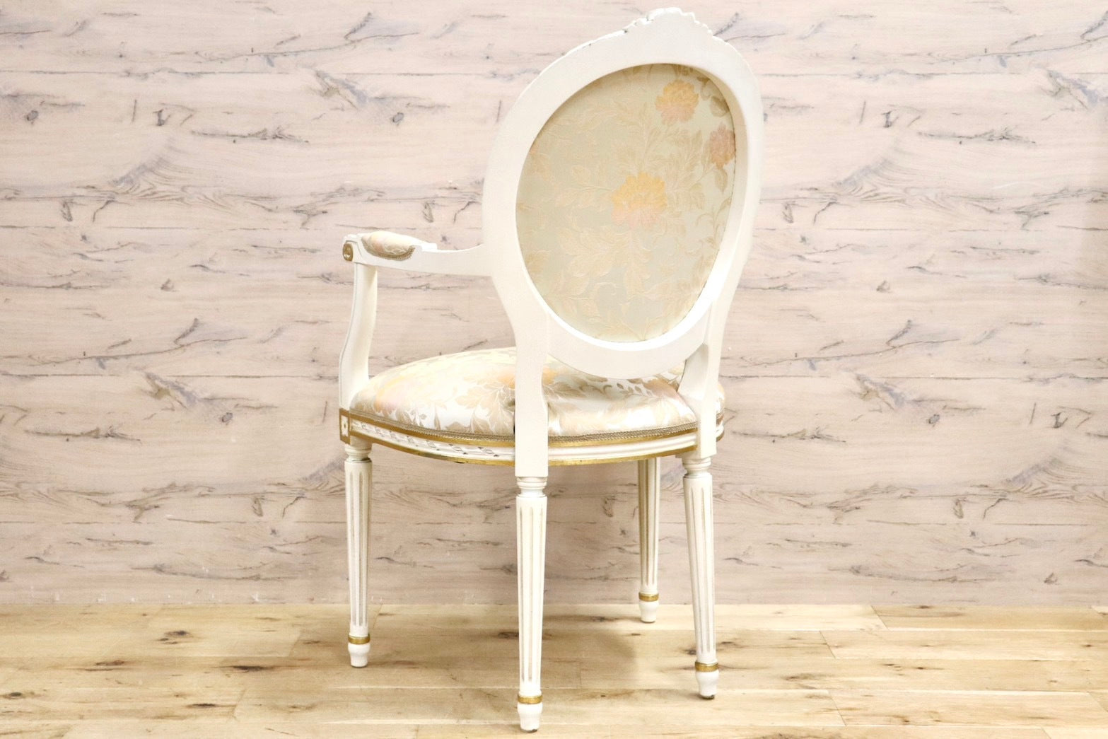 GMHK243B○Mario Colciago & Figli マリオコルチャゴ イタリア製 ダイニングチェア ロココ調 クラシック アンティーク 定価約30万円 展示品